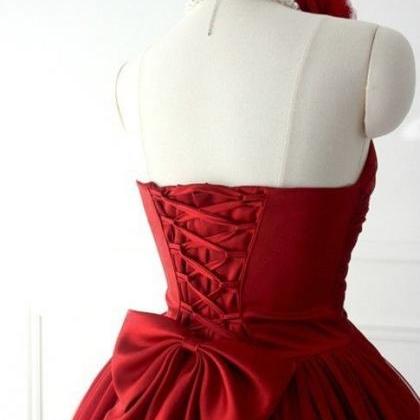 Short Homecoming Dress, Red Homecoming Dress,..