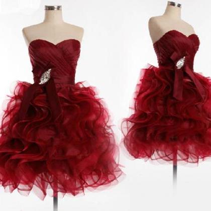 Short Homecoming Dresses, Red Homecoming Dresses,..