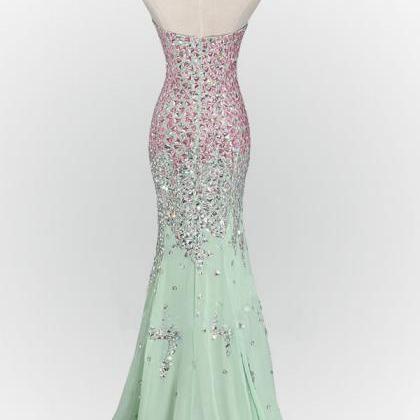 Long Prom Dress, Mermaid Prom Dress, Sexy Prom..