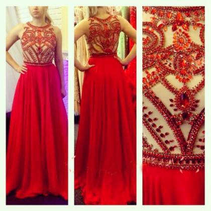 Long Prom Dress, Red Prom Dress, Party Prom Dress,..