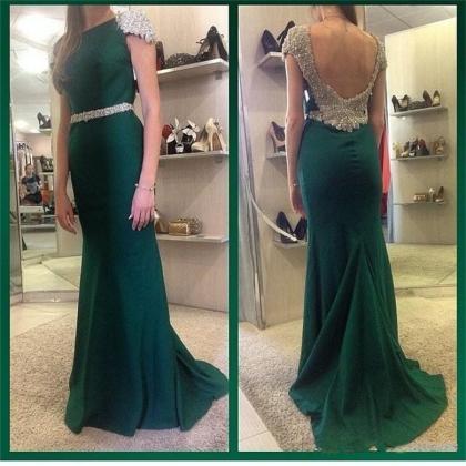 Long Prom Dress, Teal Prom Dress, Party Prom..