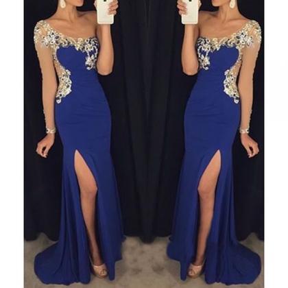 Long Prom Dresses,sparkly Prom Dresses,one Long..