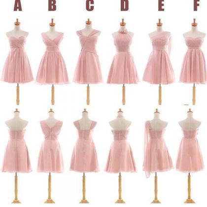 Pink Bridesmaid Dresses ,short Bridesmaid Dresses..