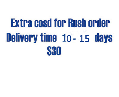 Extra Cost For Rush Order