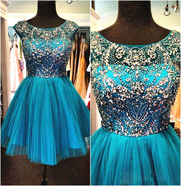 Homecoming Dress, Blue Homecoming Dress, Short Homecoming Dress, Short Junior Prom Dress, Party Dress For Girls,14140