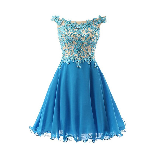 Short Homecoming Dresses, Blue Homecoming Dresses, Junior Homecoming Dress, Charming Homecoming Dress, Party Prom Dress, Short Lace Prom Dress,