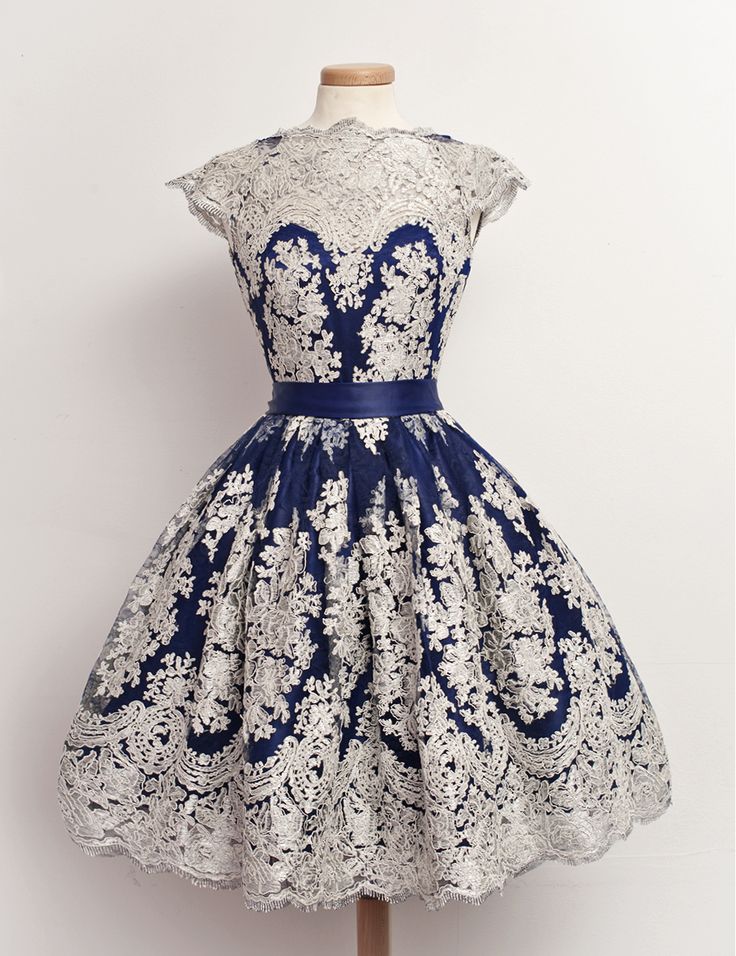 Short Homecoming Dress, Party Prom Dress, Short Prom Dress, Prom Dress, Lace Prom Dress, Vintage Prom Dress, 14952