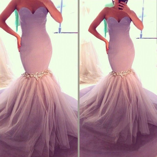 Lilac Prom Dress, Long Prom Dress, Mermaid Prom Dress, Party Prom Dress, Sweetheart Prom Dress, Long Evening Dress, 147898
