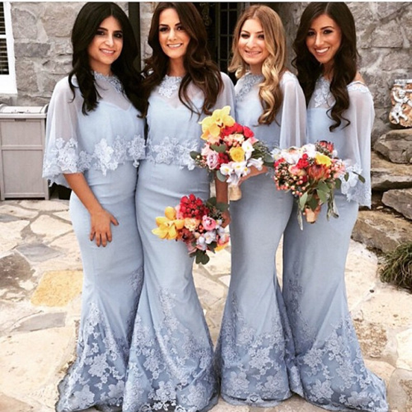 Mermaid Bridesmaid Dress Elegant Long Mermaid Bridesmaid Dress Elegant Long Custom