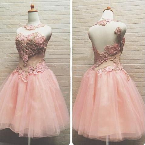 Homecoming Dress, Short Prom Dress, Pink Homecoming Dress, Short Prom ...