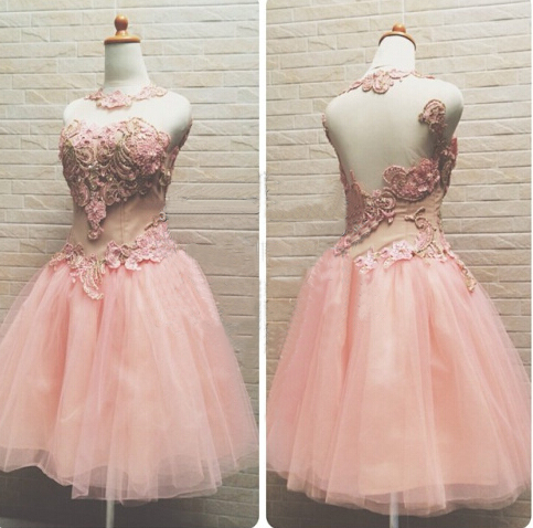 Homecoming Dress, Short Prom Dress, Pink Homecoming Dress, Short Prom ...