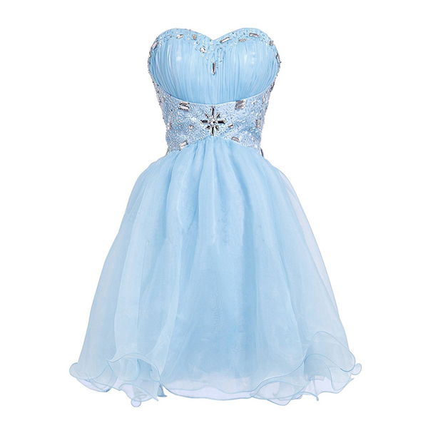 Short Homecoming Dress, Party Prom Dress, Tiffany Blue Prom Dress, Cute ...